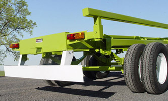 trailer portaplataforma frente